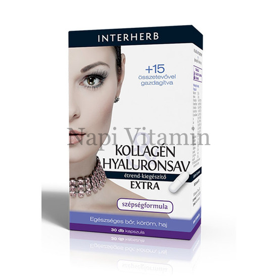 Interherb Kollagén & Hyaluronsav Szépségformula Extra kapszula 30x Interherb Kollagén & Hyaluronsav Szépségformula Extra kapszula 30x